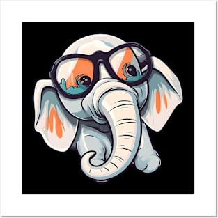 Adorable Elephants in Tears Posters and Art